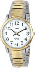 Two-Tone Stainless Steel Expansion Bracelet Watch E12641