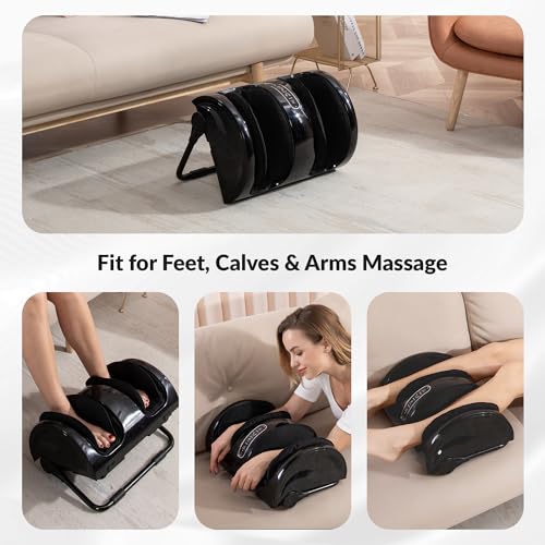 Foot Massager with Heat, Shiatsu Feet and Calf Massager Machine Z6506