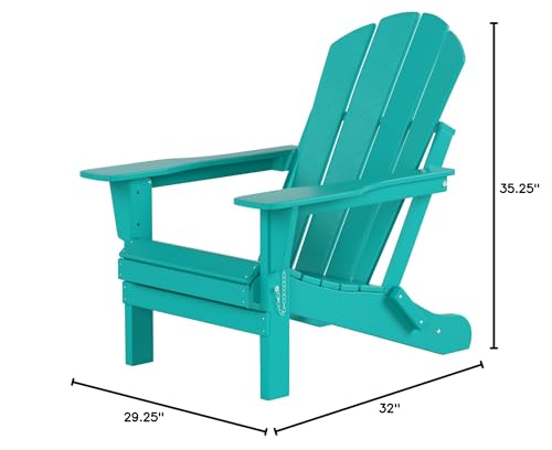 Teak Adirondack Chair Ottoman Set of 2 PCS F459995