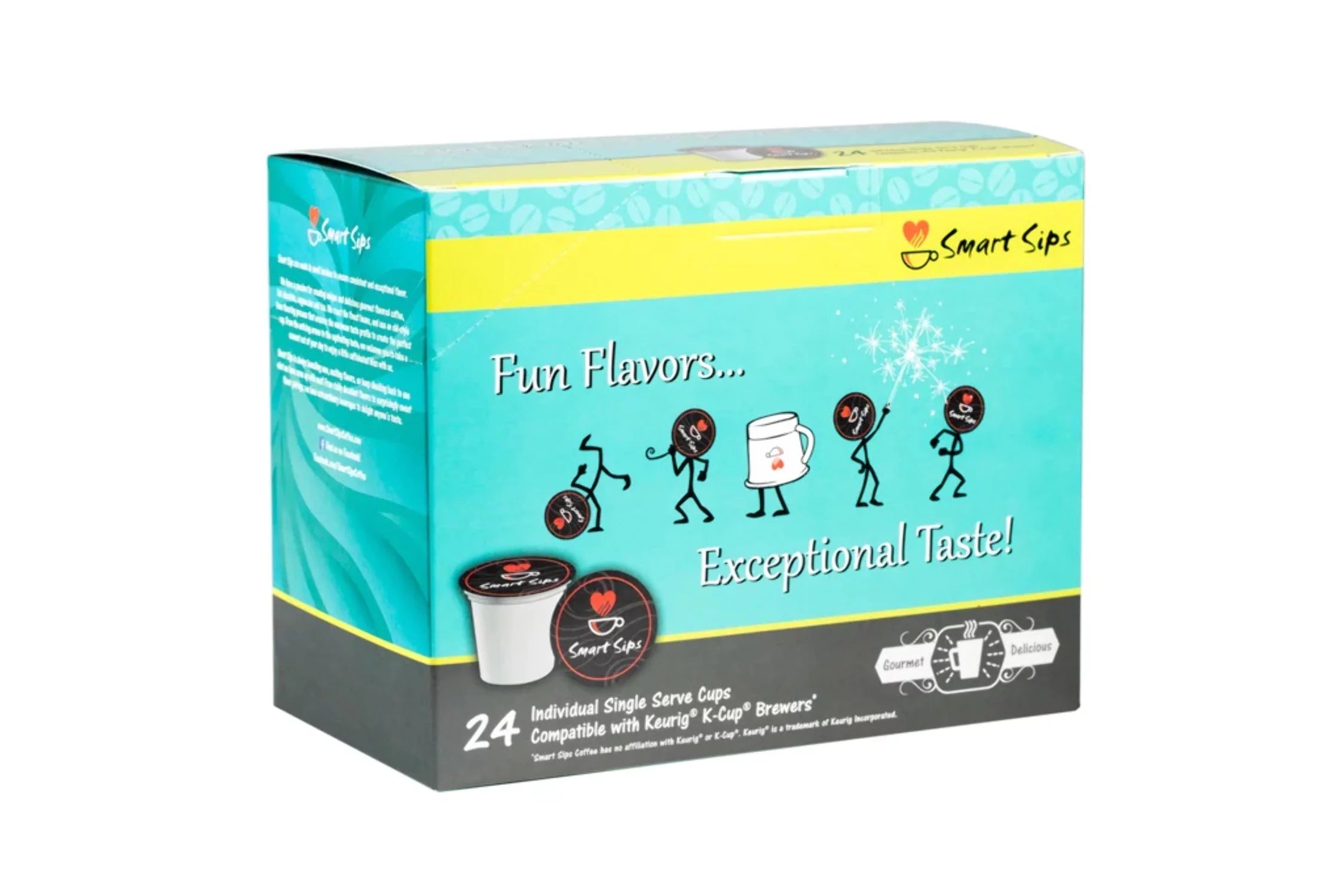 Decaf Pumpkin Spice Cinnamon Roll Gourmet Coffee Single Serve Pods E917