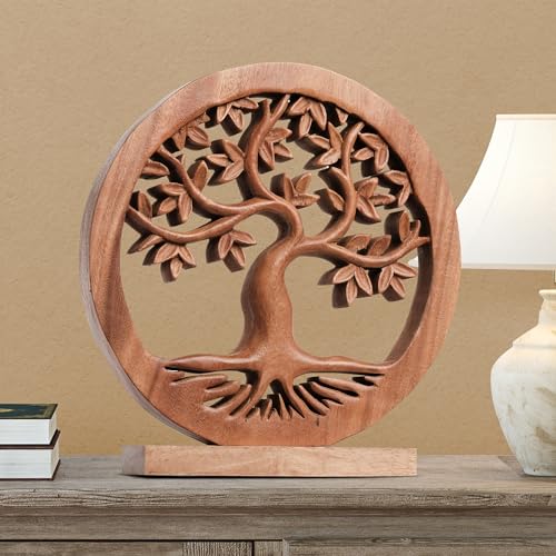 Solid Wood Tree of Life Sculpture Y52842