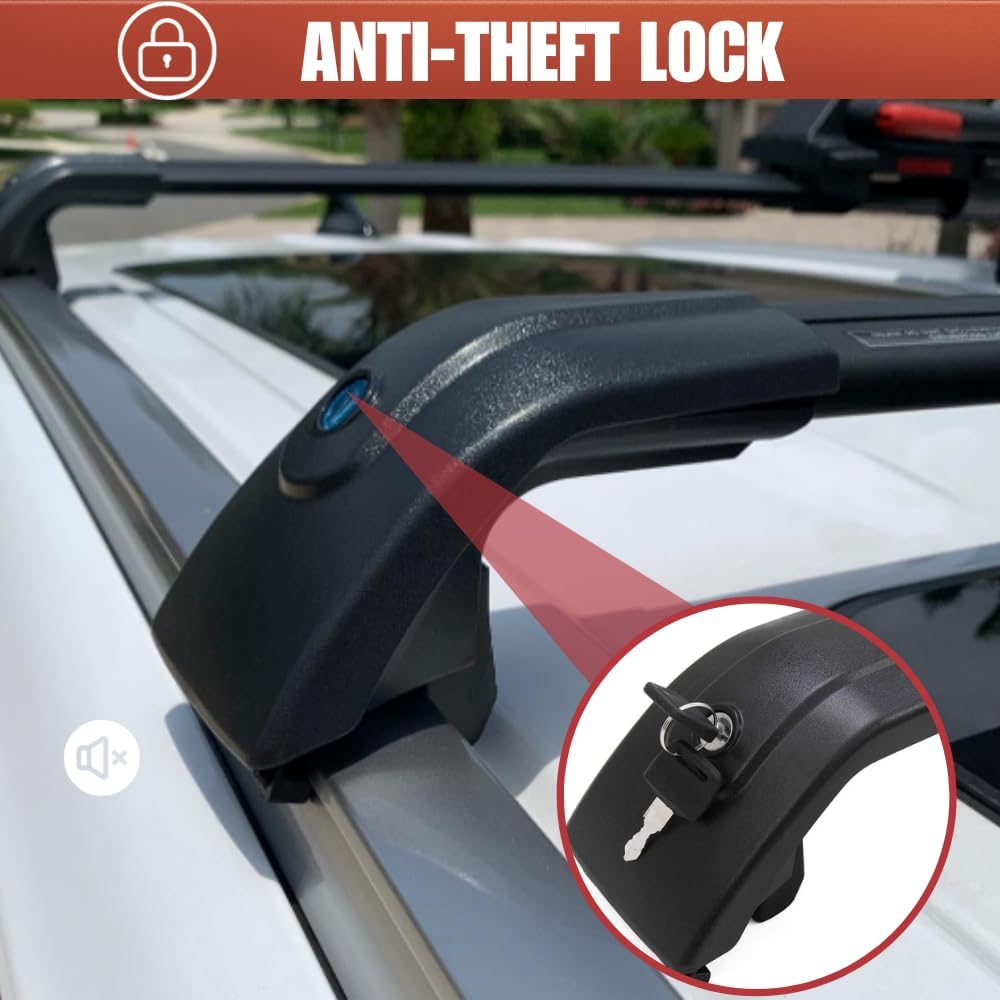 Black Roof Rack Cross Bars M858392