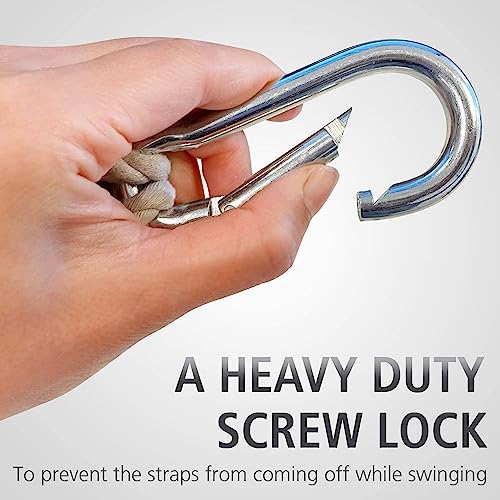 13 FT Heavy Duty Hanging Straps with Carabiner Hooks M2779