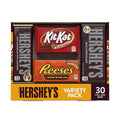 Assorted Chocolate Candy Variety Pack, Milk Chocolate, 30 Piece Count P65833