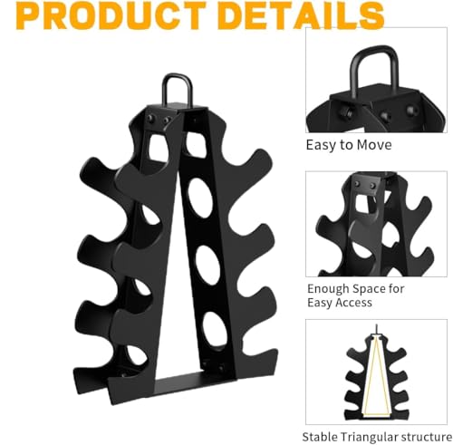 Compact A-Frame Dumbbell Rack I862