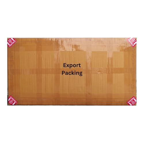 Queen Engineered Wood Headboard Black Gold Antique O778