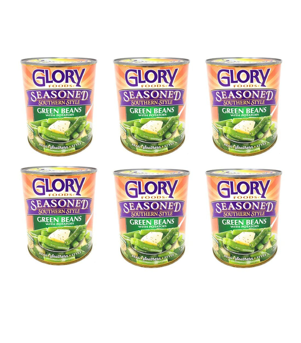 6 Pack Seasoned Southern Style Green Bean w/Potatoes 174oz Q230