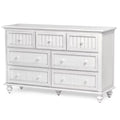 White 7 Drawer Wood Dresser L861425