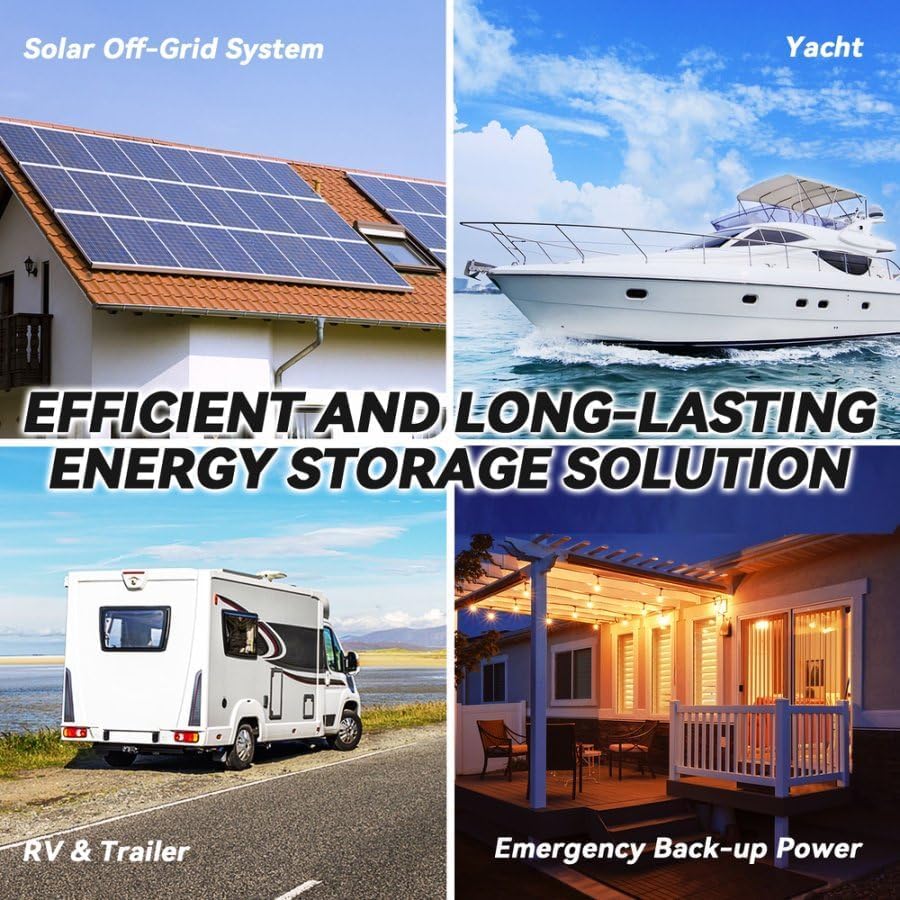 12V 100Ah LiFePO4 Battery Group 31 With Built-in 100A BMS M1693