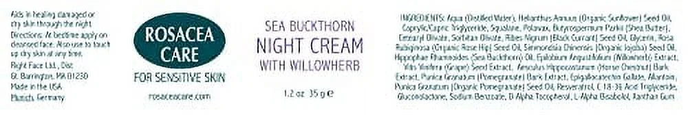 Nourishing Night Cream for Rosacea Skin (1.2 Oz) J960564