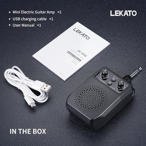 Mini Electric Guitar Amp 5W Bluetooth with Built-in 4 Effects Rechargeable H621
