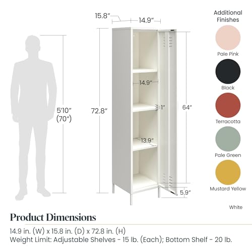 Black Metal Storage Cabinet E77528