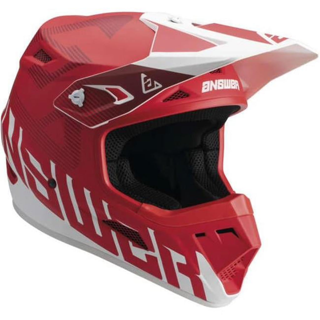 Red/White Offroad Helmet D450906