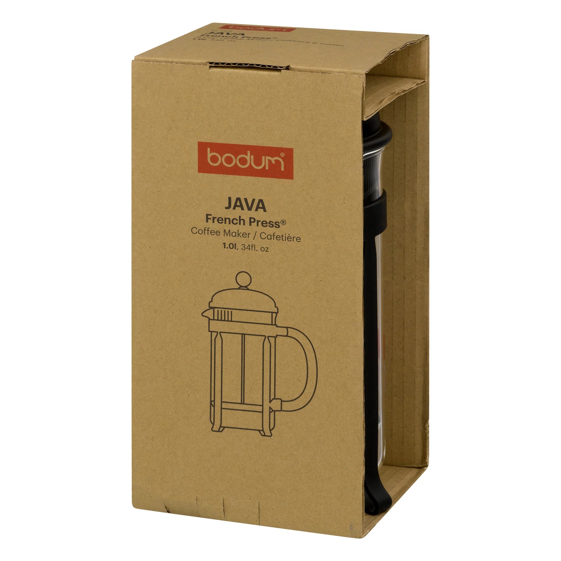 34 Ounce Black French Press Coffee Maker A83250