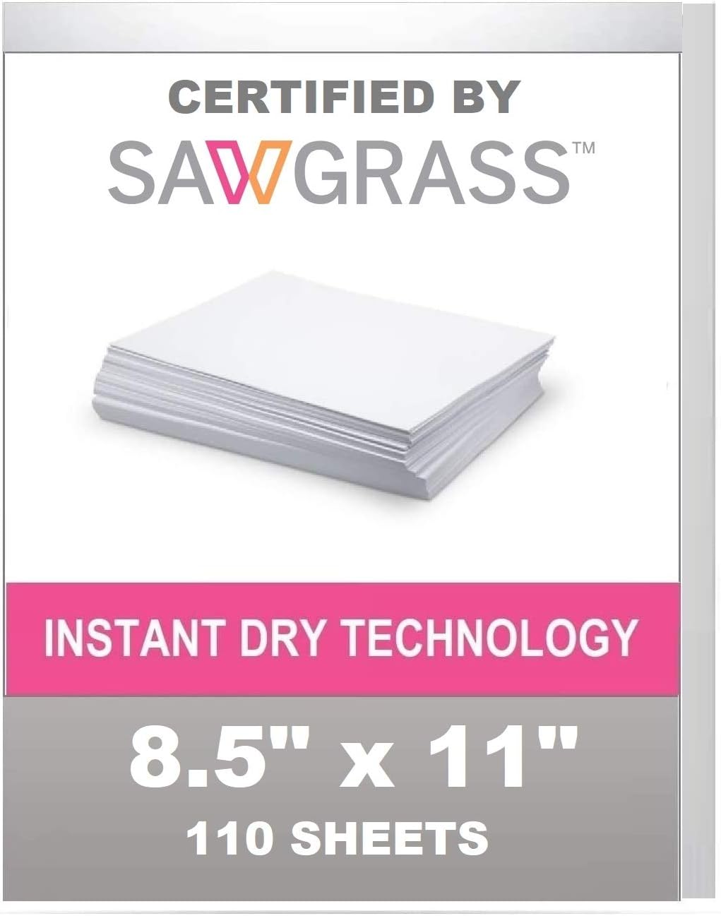 White Sublimation Printer Starter Bundle with Paper, Inks, Tapes, Dust Cover & 7-Piece Craft Tool Set V939338