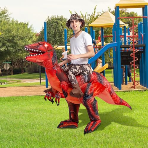 Inflatable Dragon Costume Adults 72IN and Inflatable Dinosaur Costume for Adult 72IN J7128