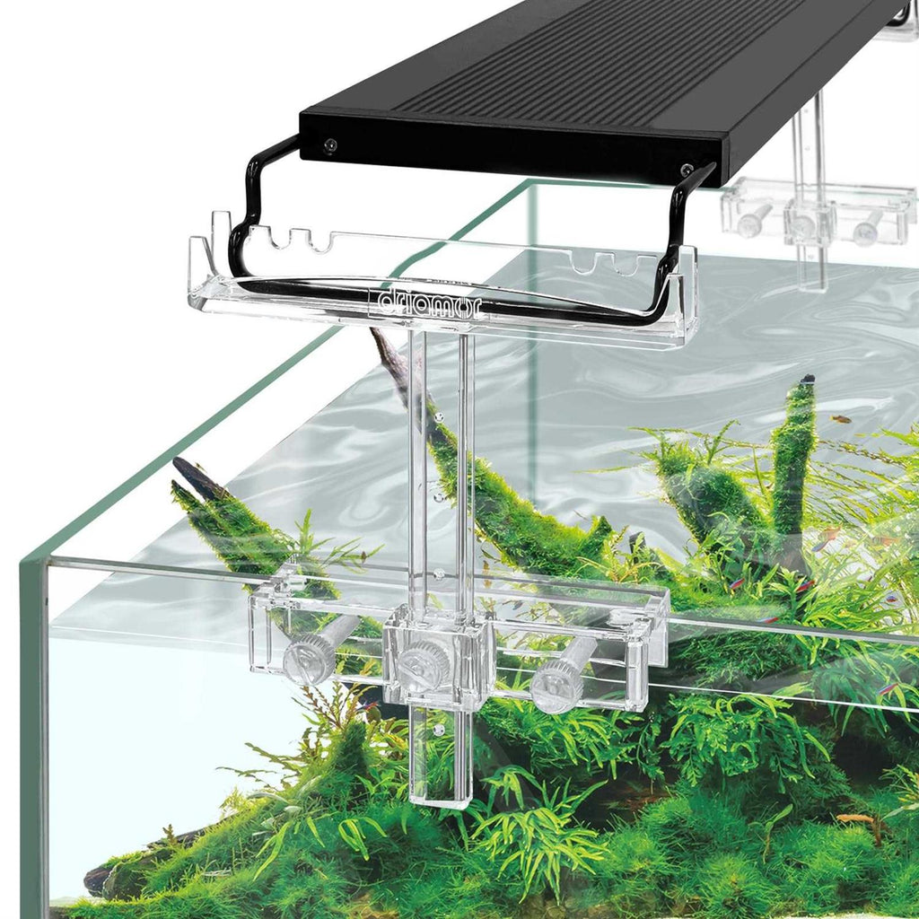 2pcs Clear Acrylic Aquarium Light Stand K128473