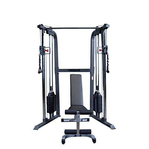 Cable Crossover Exercise Machine with Dual Weights Stack O6412