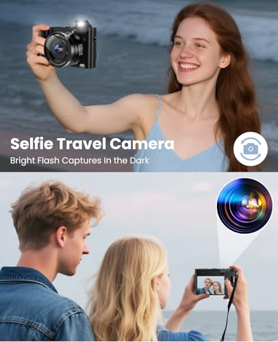 64MP Dual-Lens Digital Camera with Autofocus Anti-Shake 16X Zoom T660