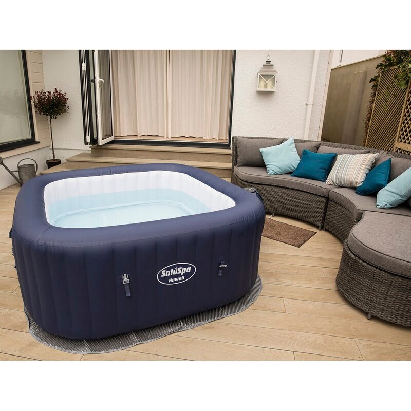 Navy Vinyl Inflatable Hot Tub M355623