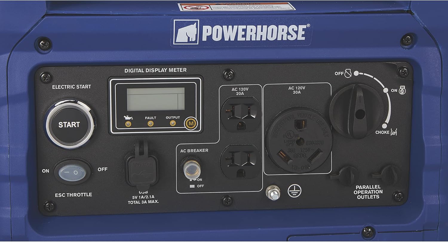 4500 Surge Watts 3500 Rated Watts Electric Start Inverter Generator Pack of 2 G41415
