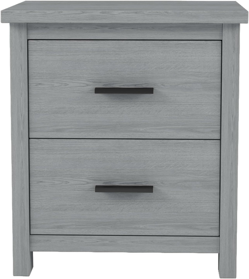 Queen Size Wooden Bed Frame with 2 Nightstands and 1 Dresser W366742