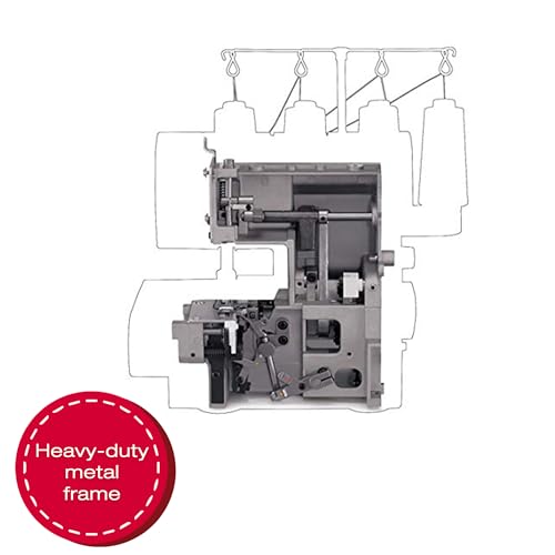 Metal Frame Serger Overlock Machine with 8 Built-In Stitches U762570