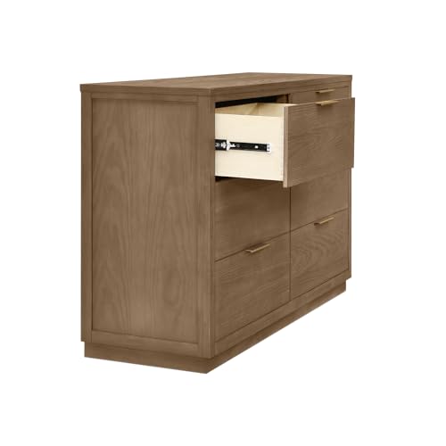 Teak Brown 6 Drawer Dresser G787858