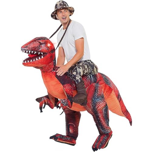 Inflatable Dragon Costume Adults 72IN and Inflatable Dinosaur Costume for Adult 72IN J7128