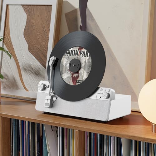 Vertical Automatic Belt Drive Vinyl Turntable with Bluetooth D109228