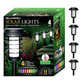 Solar Pathway Lights, 4 Packs B13386
