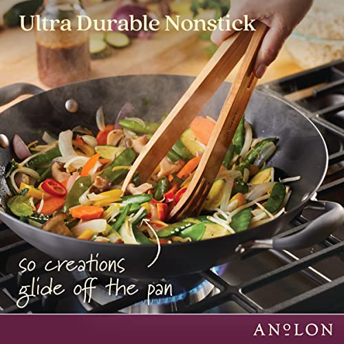 Hard-Anodized Nonstick Covered Wok S294
