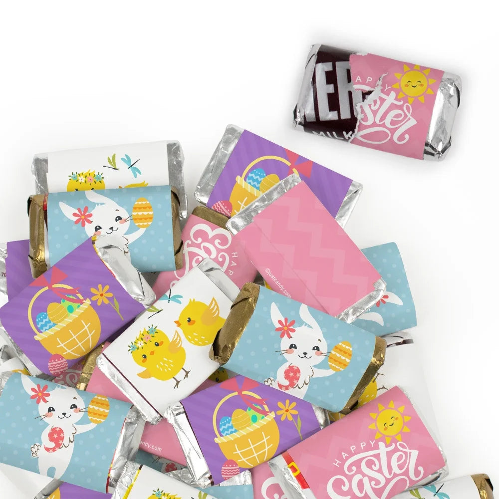 164 Pcs Easter Candy Favors Miniatures Chocolate Y15397