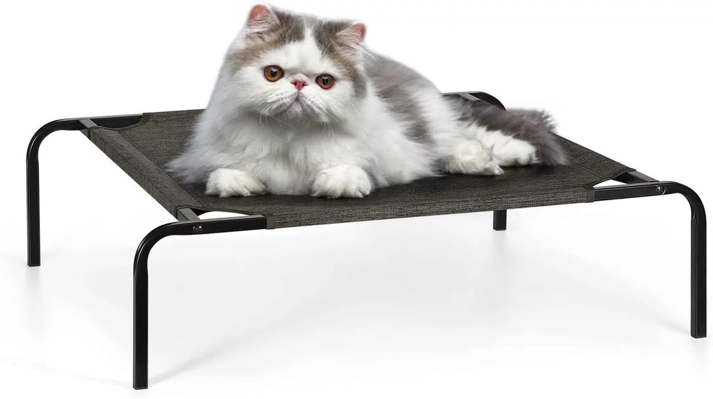 Elevated Pet Bed Raised Cat Cot Cooling Dog Bed Waterproof Chew Proof W185472