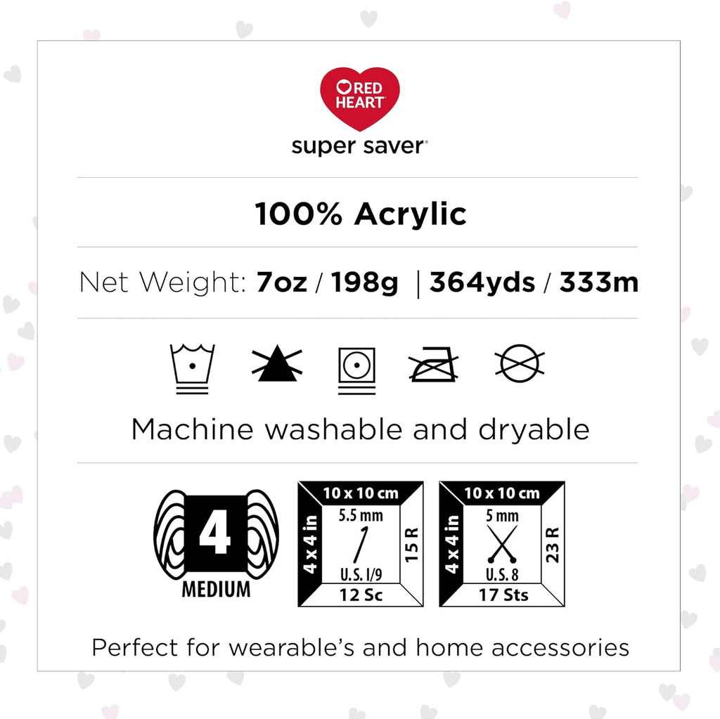 3 Pack 198g Acrylic 4 Medium Worsted Yarn T8040
