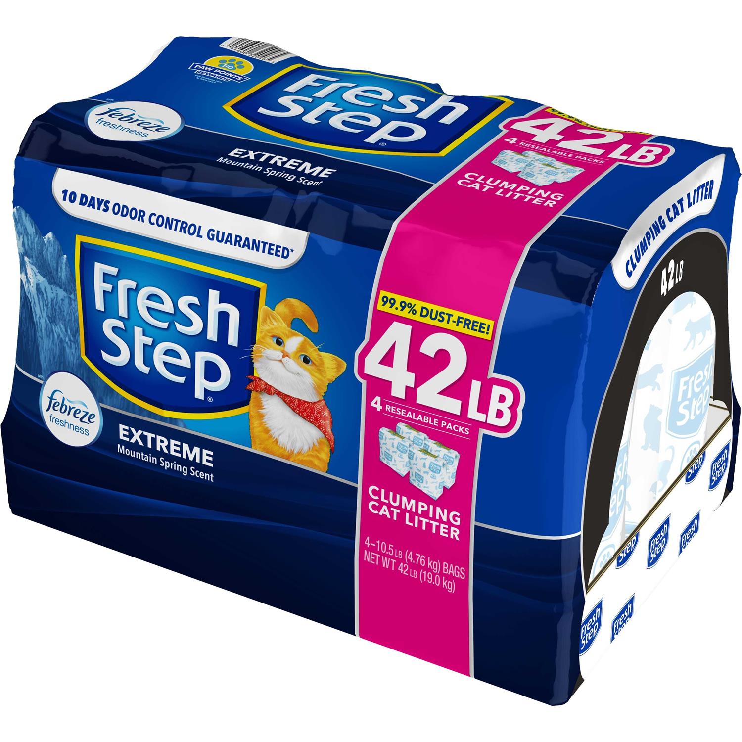 Fresh Step Extreme Clumping Cat Litter with Febreze Y659